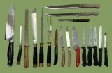 Assorted Knives, etc.