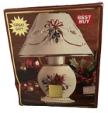 Lenox Winter Greetings Candle Lamp—10.5” Tall