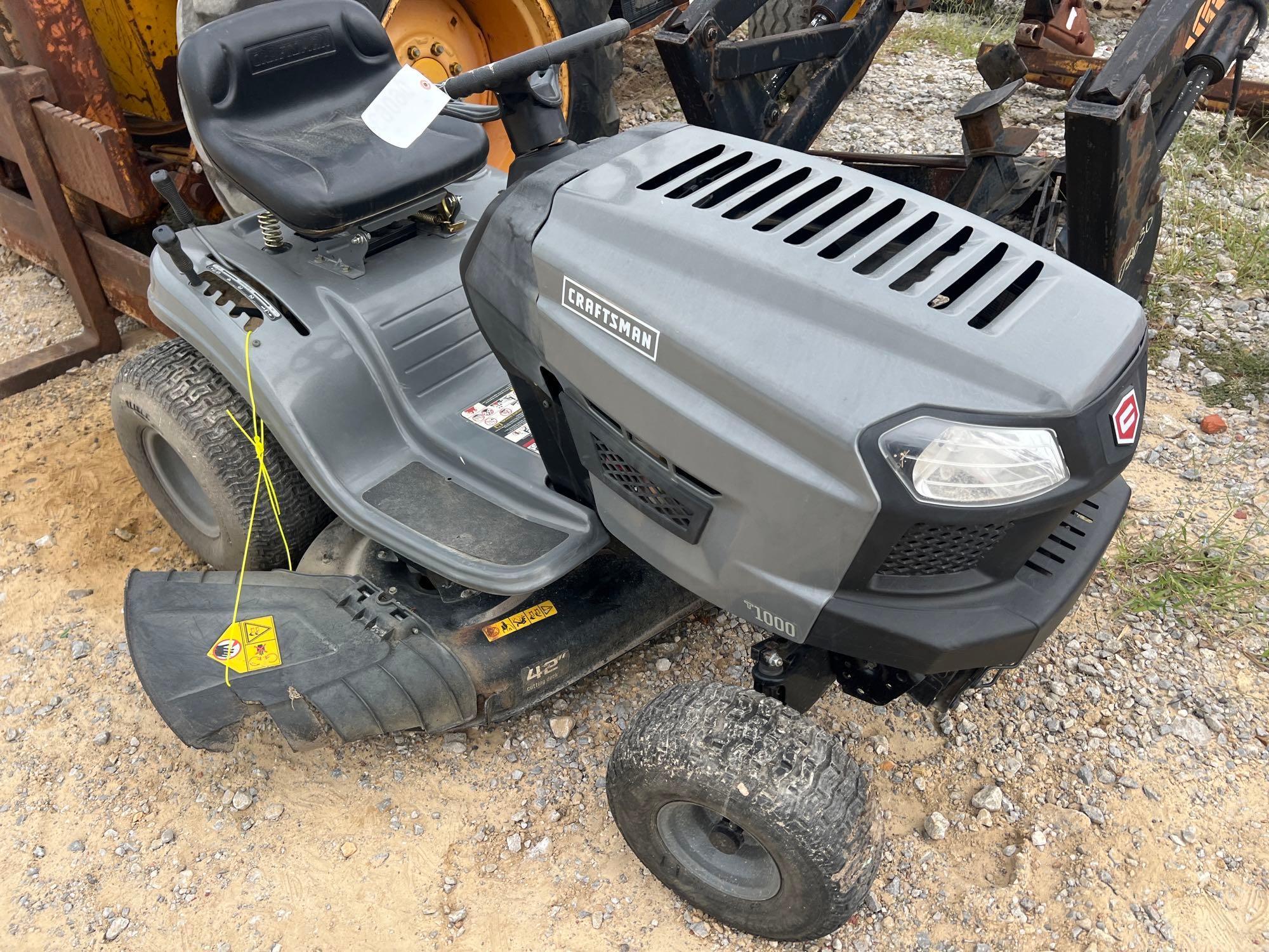 CRAFTSMAN T100 LAWN MOWER SALVAGE Proxibid
