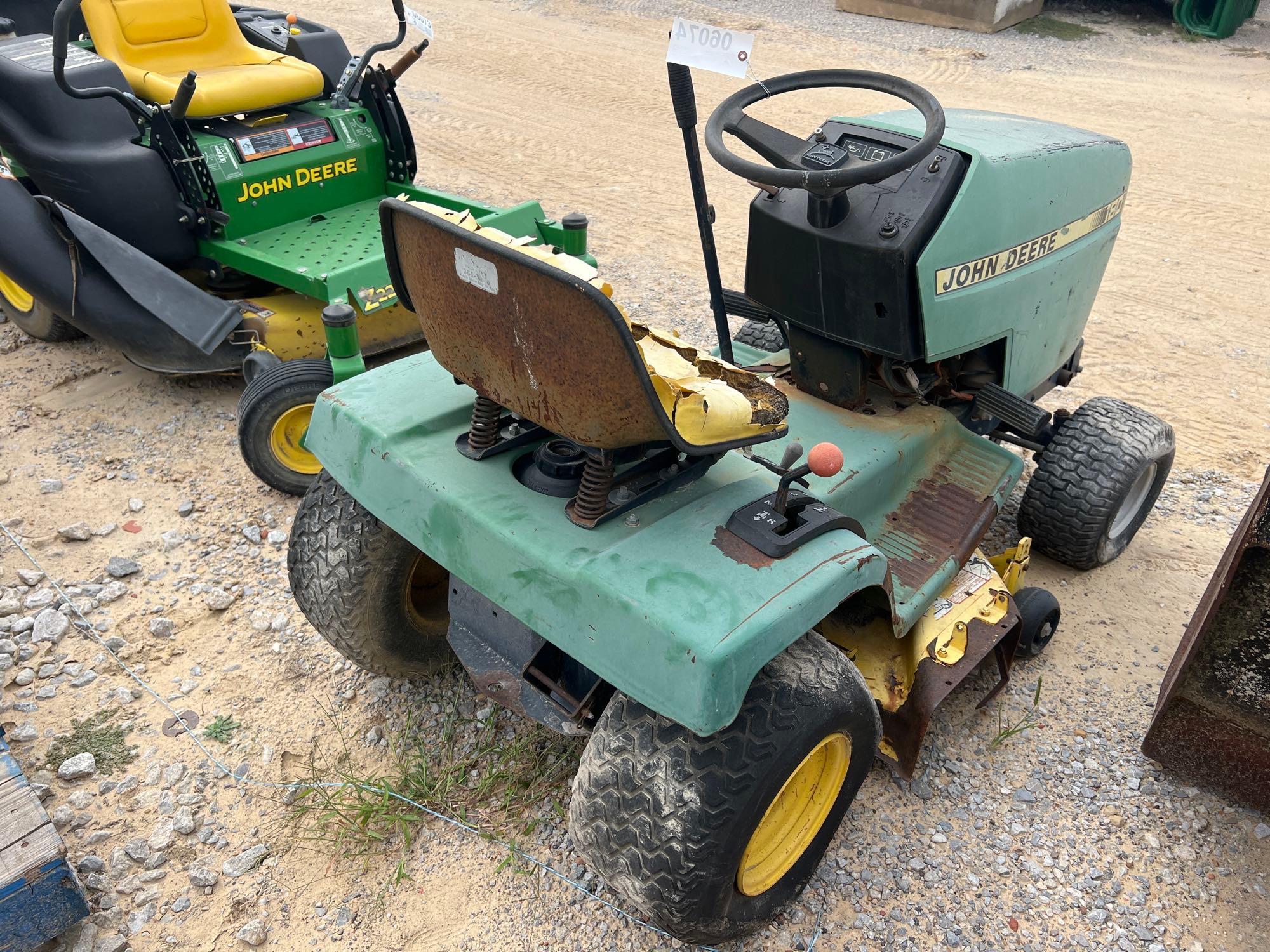 JOHN DEERE 108 LAWN MOWER SALVAGE Proxibid