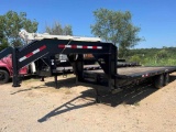 20' GOOSNECK TRLR 4' DOVE TAL W/BOS