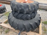 PALLET OF MISC TIRES AND RIMS