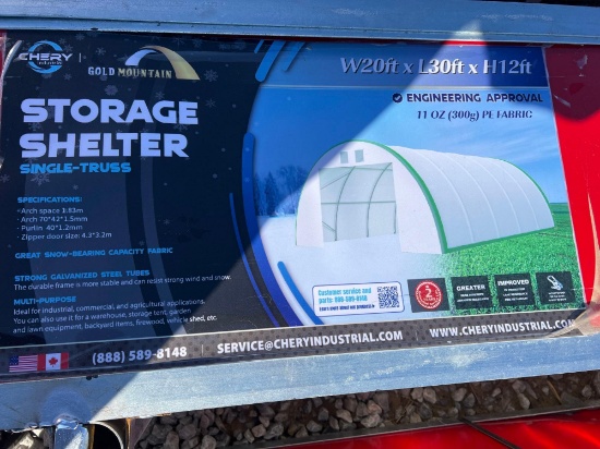20 X 30 X 12 STORAGE SHELTER