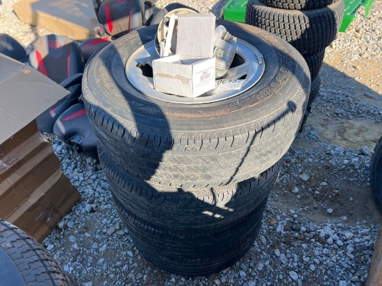4 CHEVY TRUCK TIRES