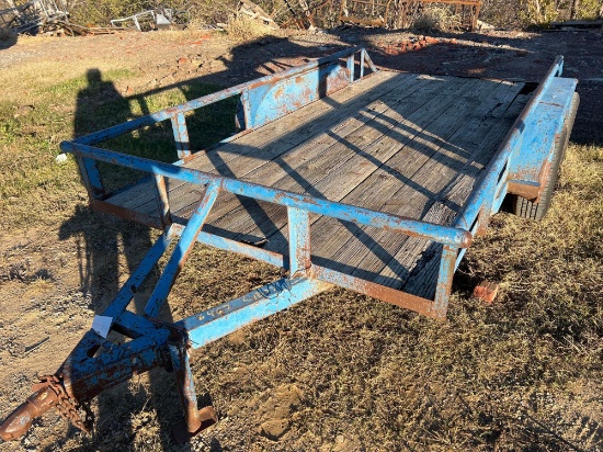 14' DOUBLE AXLE BUMPER PULL TRAILER