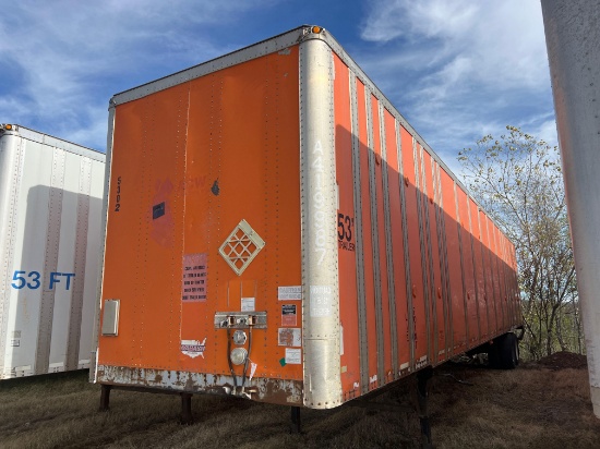 53'WABASH NAT'L SEMI BOX TRLR/#4814