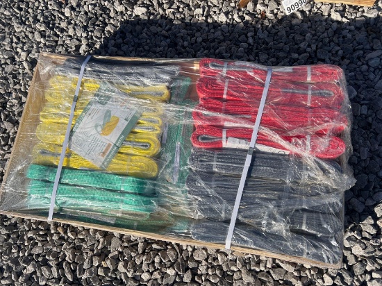 PALLET OF WEB SLINGS