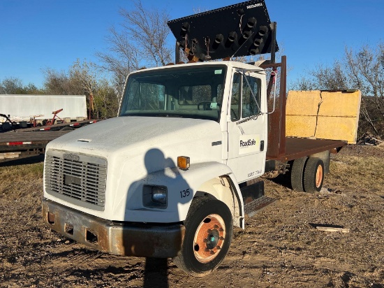 FREIGHTLINER FL50 FLATBED TRUCK/#77