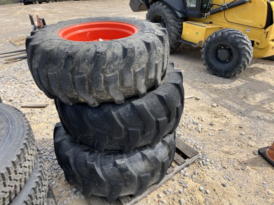(3) USED TRACTOR TIRES