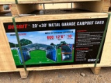 20' X 30' METAL GARAGE CARPORT