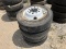 4 USED TRAILER TIRES AND RIMS