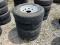 4 USED TRAILER TIRES AND RIMS