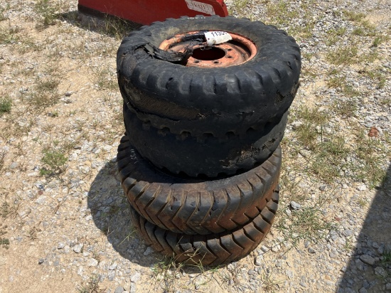 SKID LDR WHLS & TIRES