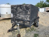 5 X 8 UTILITY TRAILER 4' WALLS W/RA