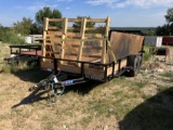 16' BUMPER PULL UTILITY TRLR W/BOS