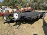 18' TANDEM AXLE EQPMT TRLR W/ BOS