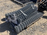 6 BUNDLES OF CHAIN LINK FENCE