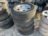 JEEP WHEELS AND TIRES (QTY 4)