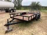 14' BUMPER PULL TRLR W/BOS