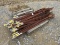 QTY 50 PALLET OF T-POSTS