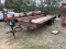 18' TANDEM AXLE RED TRAILER W/BOS