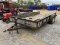 16' BUMPER PULL TRAILER W/ RAMPS