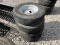 SET OF 4 USED TRAILER TIRES AND RIM