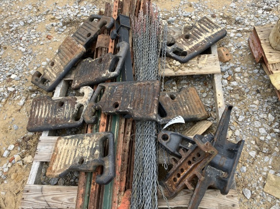 TRACTOR WEIGHTS AND FRAME