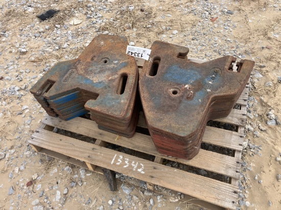PALLET OF TRACTOR WEIGHTS