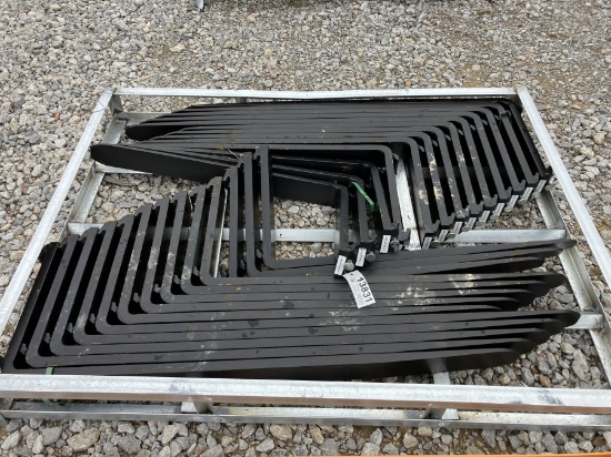 13SETS OF PALLET FORKS (FORKS ONLY)