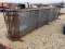 (10) 20'  FREE STANDING PANELS W/GA