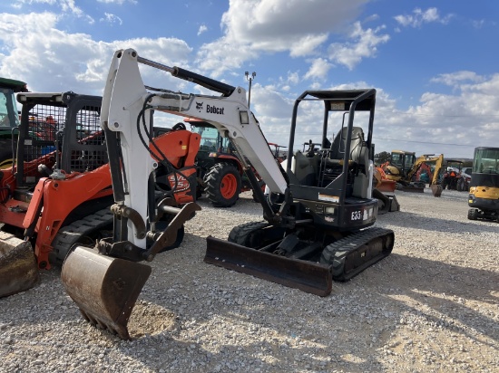BOBCAT E35I MINI EX OPN/2082H/#1148 HYD THUMB/ 2014 S#AUYM11148