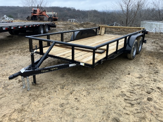 77"X16' PIPE TOP T/A(NO BRAKE)#1302