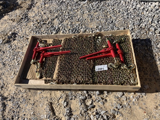 (4)BOOMERS / PALLET OF (6) CHAINS
