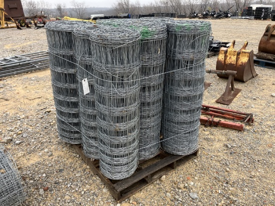 (8) ROLLS 4' FIELD FENCING