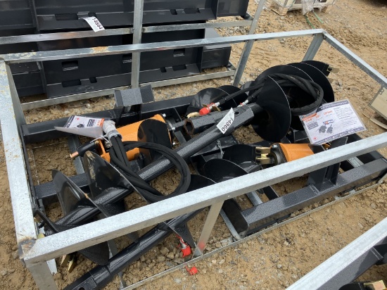 (2) Q/A HYD AUGGER W/ 4 BITS