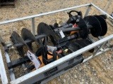 (2) Q/A HYD AUGGERS W/ 4 BITS