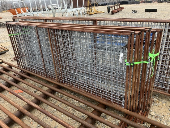 (10) 20'  FREE STANDING PANELS W/GA