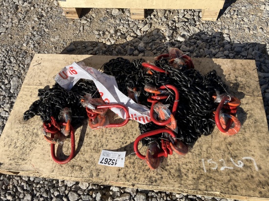 PALLET OF CHAIN SLINGS