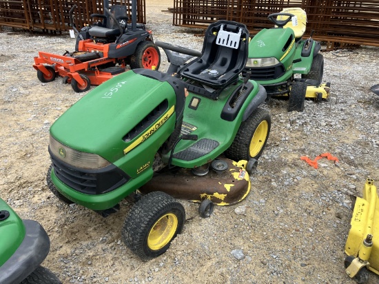 JD LA140 MOWER (SALVAGE)