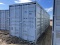40' STORAGE CONTAINER W/4 DOORS
