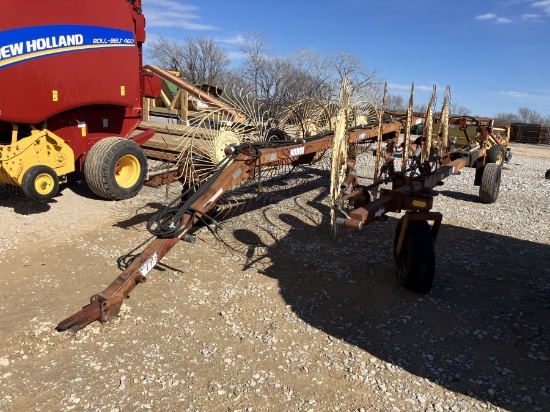SITREK 10 WHEEL HAY RAKE