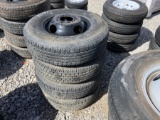 SET OF (4) USED TIRES