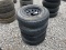 SET OF (4) ST225-75D15 TRALERTIRES