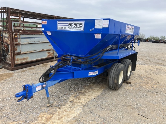 ADAMS FERTILIZER SPREADER LIKE NEW