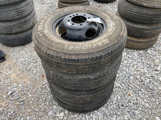 SET (4) TIRES ST235-80 R16S