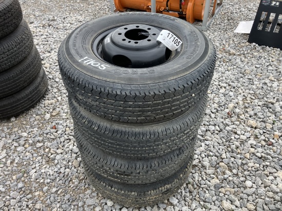 SET (4) TIRES ST235-80 R16S