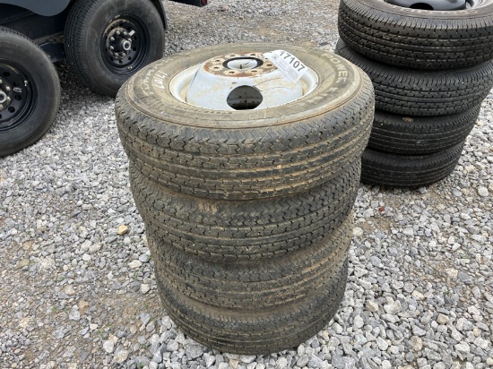 SET (4) TIRES ST235-80 R16S