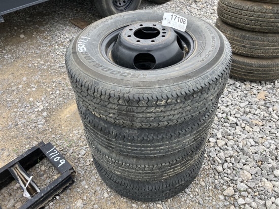SET (4) TIRES ST235-80 R16S
