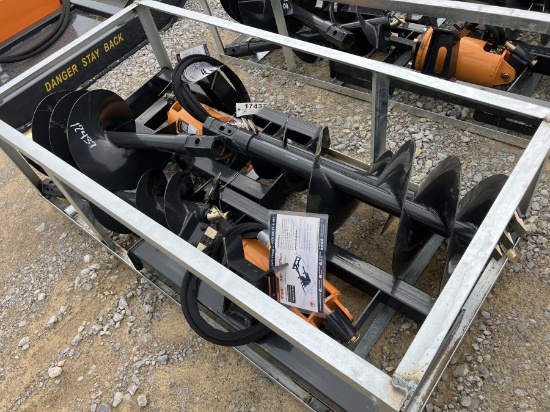 (2) Q/A HYD AUGERS W/ 4 BITS
